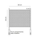 Ver imagem 2 de Grelha para Churrasqueira (l) 50 X (c) 40 Fz - Fundição Petrópolis