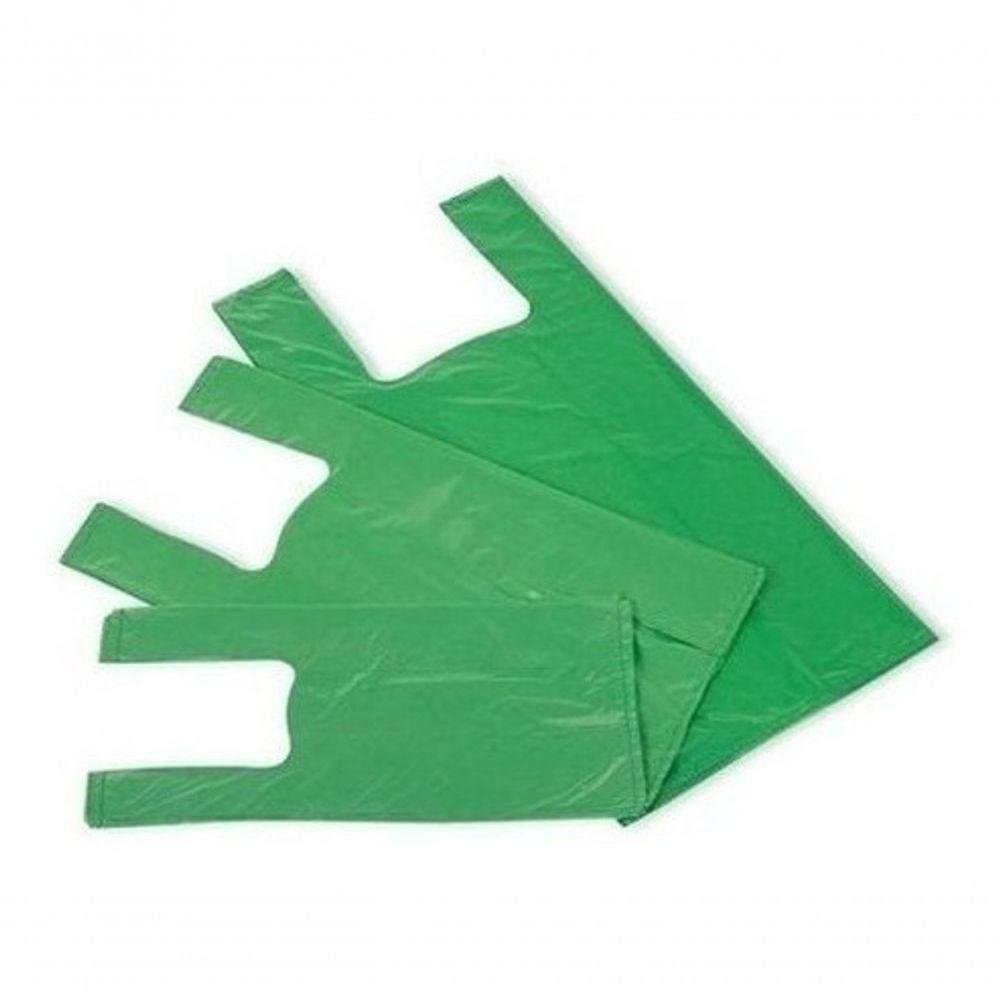 Sacola Reciclada 40 X 50 Verde Pacote com 1 Kg - 4