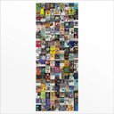 Ver imagem 2 de Adesivo de Porta Games Retro Arte Destaque M - 0,83 X 2,13 Metros