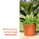 Ver imagem 5 de Kit 3 Vasos Reto Badi Terracota 28 Terrano