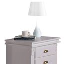 Ver imagem 2 de Mesa de Cabeceira 4 Gavetas Manchester 2044 Linz Móveis - Off White