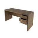Ver imagem 6 de Mesa Escrivaninha com 3 Gavetas 155x74 Cm Office Me4113 Nogal