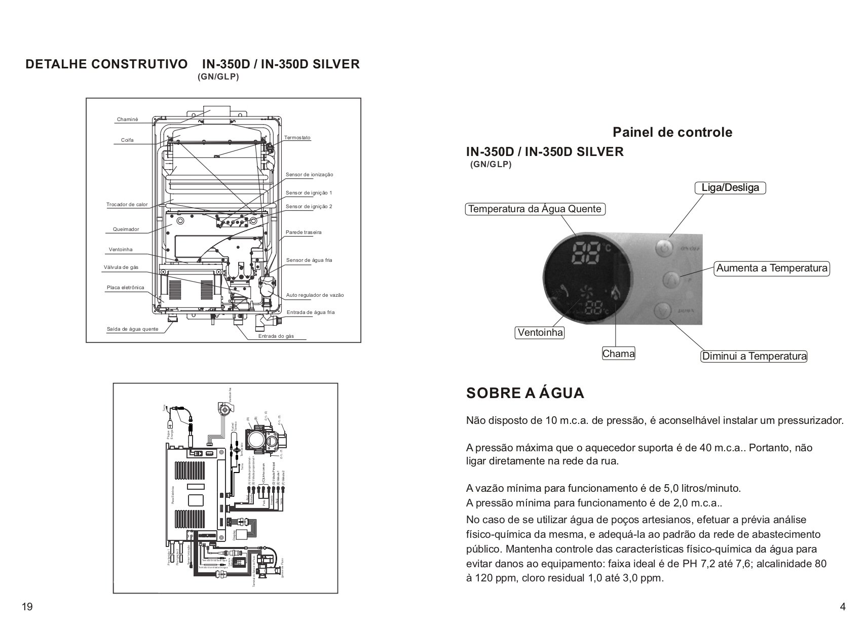 Aquecedor a Gas Mod In 350d Glp Bivolt - Inova - 7