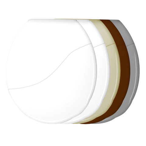 Kit 5 Unidades Assento Tampa para Vaso Sanitário Oval Plus Bellart Colors Durín