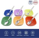 Ver imagem 7 de Kit Jogo Sobremesa Tigela Colher Conjunto Pote Sorvete 12pçs