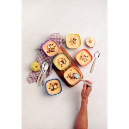 Kit Jogo Sobremesa Tigela Colher Conjunto Pote Sorvete 12pçs - 6