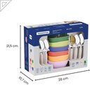 Ver imagem 2 de Kit Jogo Sobremesa Tigela Colher Conjunto Pote Sorvete 12pçs