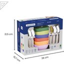 Ver imagem 2 de Kit Jogo Sobremesa Tigela Colher Conjunto Pote Sorvete 12pçs