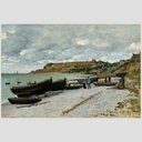 Ver imagem 2 de Quadro Decorativo Canvas Claude Monet Sainte Andresse 95x63cm Moldura Branca