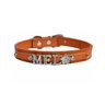 Coleira Cachorro ou Gato Personalizada com Nome Gold 8539-Coleira Pet Personalizada Laranja - 7