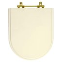 Ver imagem 1 de Assento Sanitário Poliéster Carrara Creme para Vaso Deca