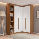 Ver imagem 1 de Guarda Roupa Modulado Roupeiro de Canto L 4 Portas 4 Gavetas 4 Prateleiras Versatille Yescasa