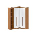Ver imagem 2 de Guarda Roupa Modulado Roupeiro de Canto L 4 Portas 4 Gavetas 4 Prateleiras Versatille Yescasa
