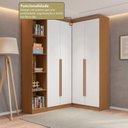Ver imagem 5 de Guarda Roupa Modulado Roupeiro de Canto L 4 Portas 4 Gavetas 4 Prateleiras Versatille Yescasa