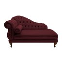 Ver imagem 2 de Divã Larissa 150 cm e 2 Poltronas Genesis Suede Vermelho Bordo
