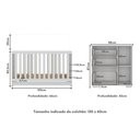 Ver imagem 7 de Quarto Infantil com Berço 3 em 1 e Cômoda Algodão Doce Multimóveis Mp4249