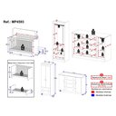 Ver imagem 4 de Quarto de Bebê Completo com Berço Americano 3 em 1 Encanto Multimóveis MP4593 Off White