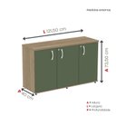 Ver imagem 4 de Armário para Escritório 3 Portas Credenza