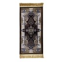 Ver imagem 2 de Tapete Persa Royal Marrom 50x100cm Fio Acetinado - Decoração para Quarto e Sala