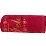 Toalha de Rosto Feliz Natal Bordada Jacquard 45x68cm Vermelho - 1