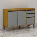 Ver imagem 1 de Balcão de Cozinha Nala 3 Portas 2 Gavetas Mobilihouse