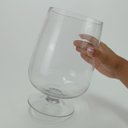 Ver imagem 2 de Gia Vaso 26x18x18cm Vidro Transp