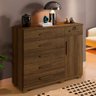 Comôda Milão 6 Gavetas e 1 Porta Benetil:imbuia - 2