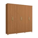 Ver imagem 1 de Guarda-Roupa Roupeiro 6 Portas 2 Gavetas 230cm Kappesberg