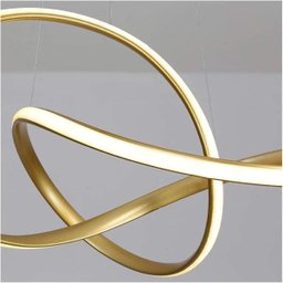 Pendente Space Dourado D50 48w Multi-temperatura C/ Controle Remoto - 4
