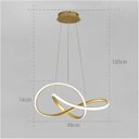Ver imagem 7 de Pendente Space Dourado D50 48w Multi-temperatura C/ Controle Remoto