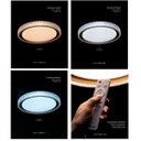 Ver imagem 2 de Plafon Led Kenle Dourado 50cm 3 Tons Com Controle Remoto Nordecor