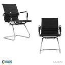Ver imagem 6 de Kit 2 Cadeiras Office Manhattan Base Fixa Pu Várias Cores Braços Fixos - Fratini