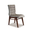 Ver imagem 1 de Cadeira Malta - Acabamento Imbuia - Tecido Veludo Avelã
