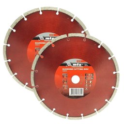 Disco de Corte Diamantado 9 POL 2 Unidades Segmentado MTX - 1