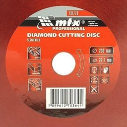Disco de Corte Diamantado 9 POL 2 Unidades Segmentado MTX - 4