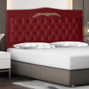 Ver imagem 2 de Cabeceira de Cama Box Madri Casal 140 Cm Suede Vermelho Ec Móveis