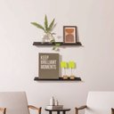 Ver imagem 2 de Prateleira Premium Criativa (Selo Fsc) 60 x 9 cm Preta com Revestimento Melaminico Bemfixa