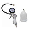 Ver imagem 5 de Kit Acessórios Compressor de Ar 5 Peças com Mangueira Pistola Pintura Calibrador Tekna