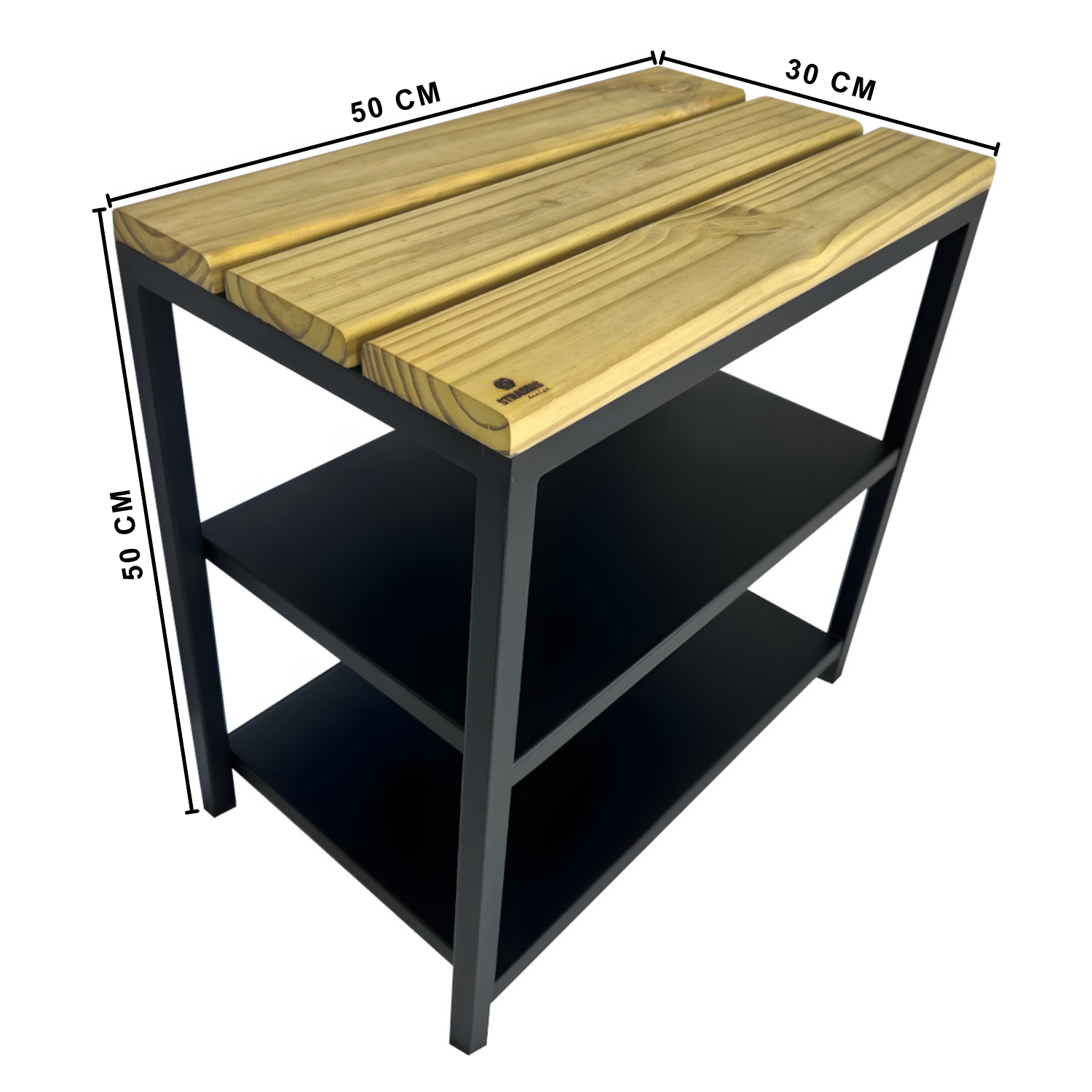 Sapateira Banco Strassis Design Sd-5003-50 Preto - 7