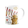 Caneca Mãe Leoa - Minha Proteção É no Seu Abraço - 325ml - 2