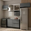 Ver imagem 1 de Cozinha Completa 5 Peças 5 Portas 3 Gavetas 280cm com Vidro