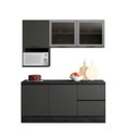 Ver imagem 4 de Cozinha Moderna Compacta 180cm 5 Peças Etna Poliman Móveis