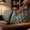 Ver mais imagens de Sofa 2 Lugares Ambar 165 cm Braços Pes em Madeira Courino Tcs 724 Moll