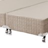Cama Box para Colchão Queen Size Castor Premium Bege 158 X 198 X 27 - 2
