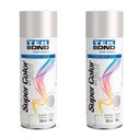 Ver imagem 1 de Kit 2 Spray Uso Geral Prata Metálico Tekbond 350ml