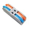 Conectores Eléctrico Borne Emenda 2 Fios Duplo Pct 2-2 - 3