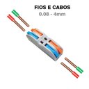 Ver imagem 6 de Conectores Eléctrico Borne Emenda 2 Fios Duplo Pct 2-2