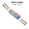 Conectores Eléctrico Borne Emenda 2 Fios Duplo Pct 2-2 - 6