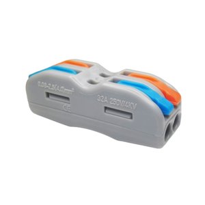 Conectores Eléctrico Borne Emenda 2 Fios Duplo Pct 2-2