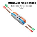 Ver imagem 5 de Conectores Eléctrico Borne Emenda 2 Fios Duplo Pct 2-2